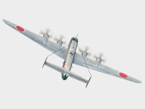 Nakajima G5N Shinzan 3D Модель