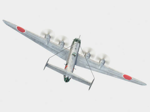 Nakajima G5N Shinzan 3D Model