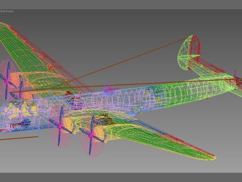 Nakajima G5N Shinzan 3D Модель