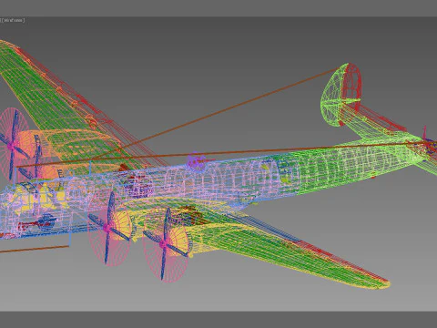 Nakajima G5N Shinzan 3D Model