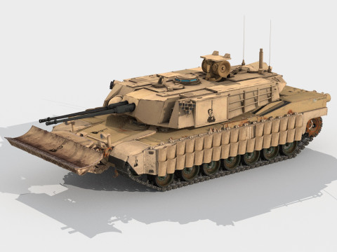 M-1 Abrams AGDS 3D मॉडल