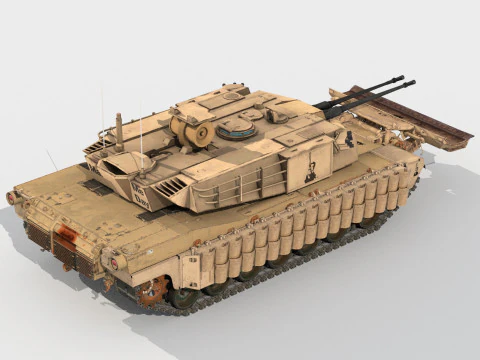 M-1 Abrams AGDS 3D Model