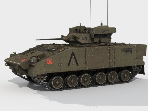 Improved FV510 Warrior IFV 3D Model