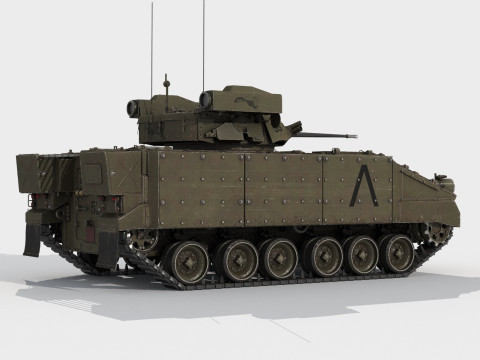 Improved FV510 Warrior IFV 3D Модель