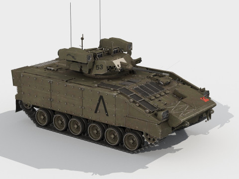 Improved FV510 Warrior IFV 3D Модель