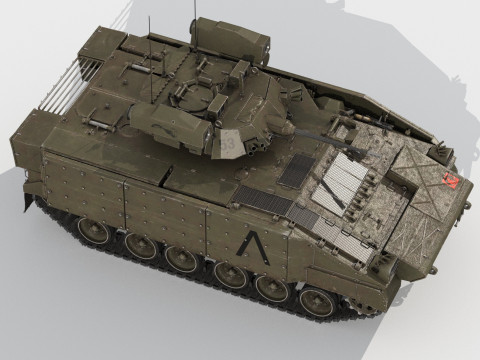 Improved FV510 Warrior IFV 3D Модель