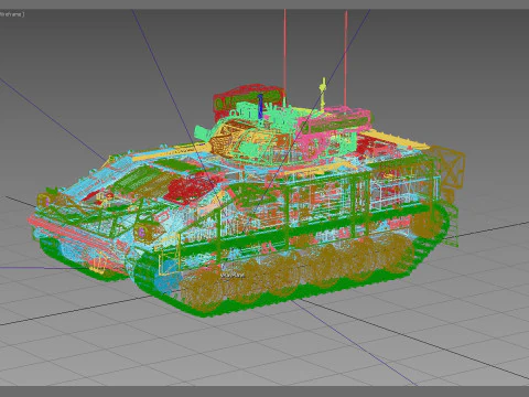 Improved FV510 Warrior IFV 3D Model