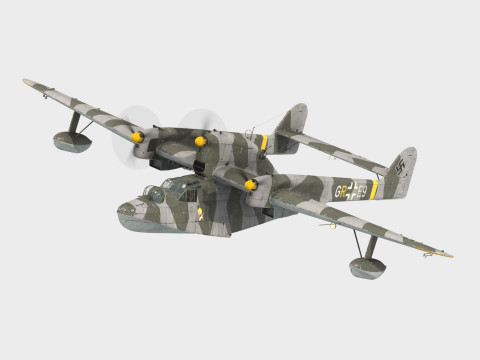 Blohm Voss BV 138 Seedrache 3D-Modell