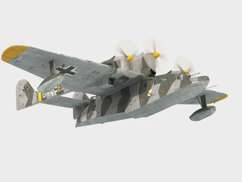 Blohm Voss BV 138 Seedrache 3D Model