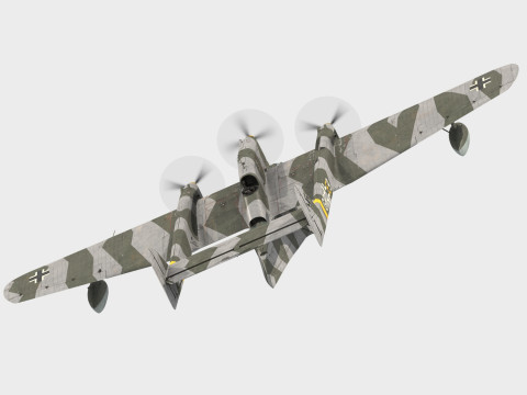 Blohm Voss BV 138 Seedrache Model 3D