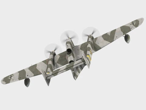 Blohm Voss BV 138 Seedrache 3D Model
