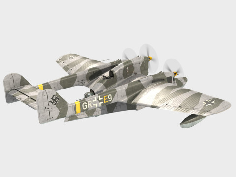Blohm Voss BV 138 Seedrache Model 3D