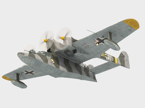 Blohm Voss BV 138 Seedrache Model 3D