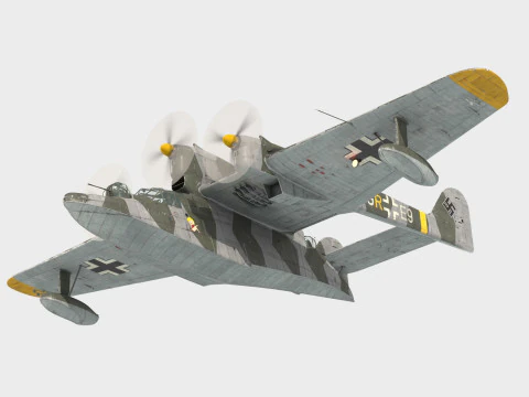 Blohm Voss BV 138 Seedrache 3D Model