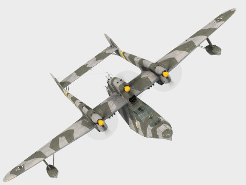 Blohm Voss BV 138 Seedrache Model 3D
