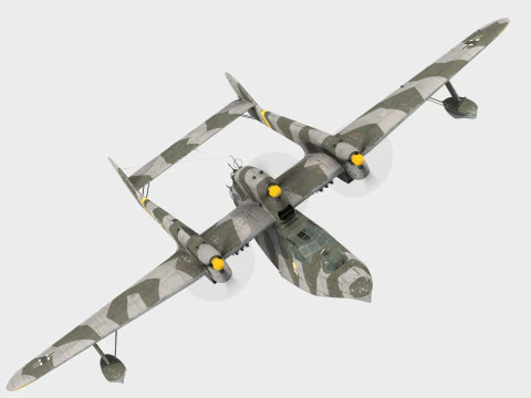 Blohm Voss BV 138 Seedrache 3D Model