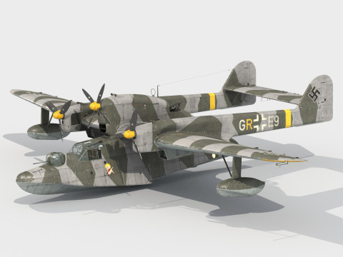 Blohm Voss BV 138 Seedrache Model 3D