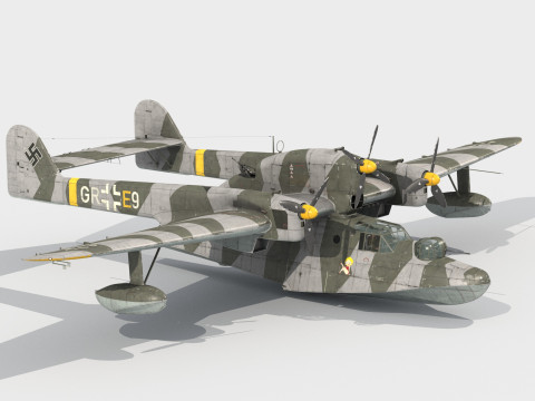 Blohm Voss BV 138 Seedrache Model 3D
