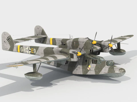 Blohm Voss BV 138 Seedrache 3D Model