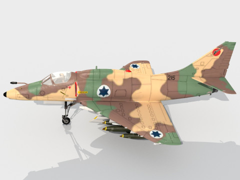 Douglas A-4 Skyhawk Modelo 3D