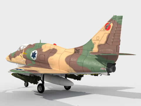 Douglas A-4 Skyhawk Modelo 3D