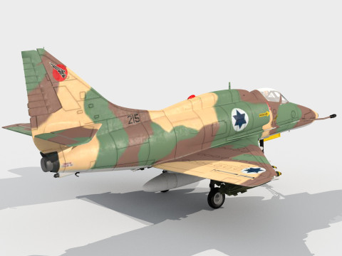 Douglas A-4 Skyhawk Modelo 3D