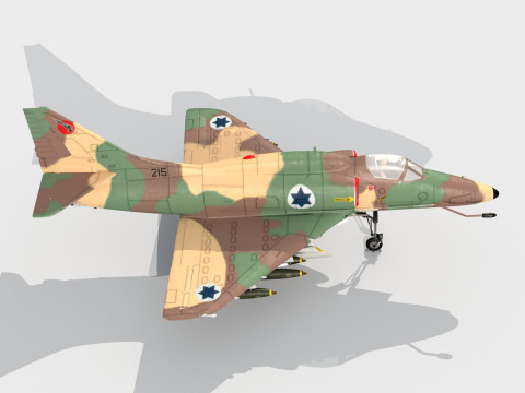 Douglas A-4 Skyhawk Modelo 3D