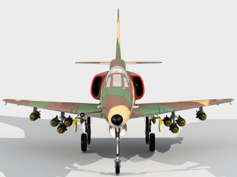 Douglas A-4 Skyhawk Modelo 3D