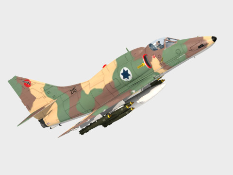 Douglas A-4 Skyhawk Modelo 3D