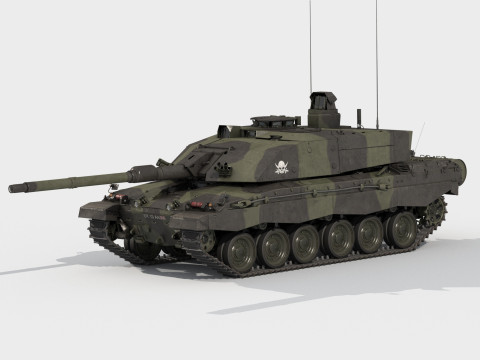 Challenger 3 3D Model