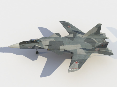 Sukhoi Su-47 Berkut 3D Model
