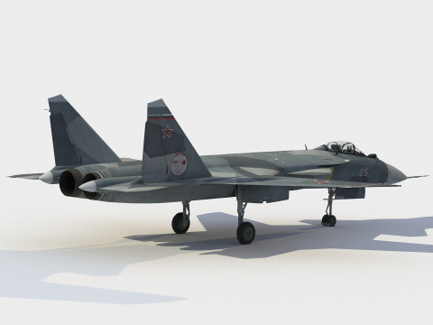 Sukhoi Su-47 Berkut 3D Model