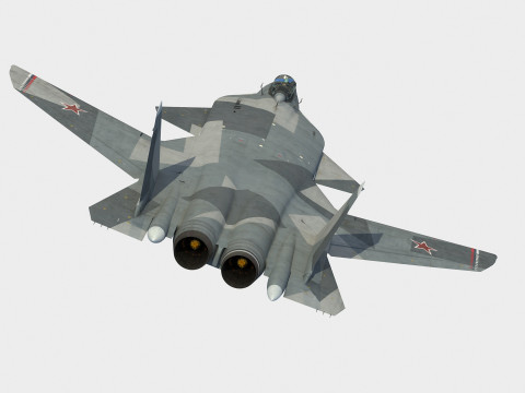 Sukhoi Su-47 Berkut 3D Model