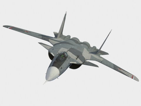 Sukhoi Su-47 Berkut 3D Model
