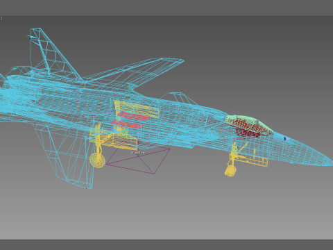 Sukhoi Su-47 Berkut 3D Model