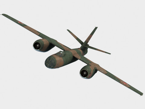 Ilyushin Il-28 Beagle 3D-Modell