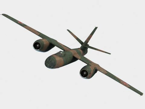 Ilyushin Il-28 Anjing Pemburu Model 3D