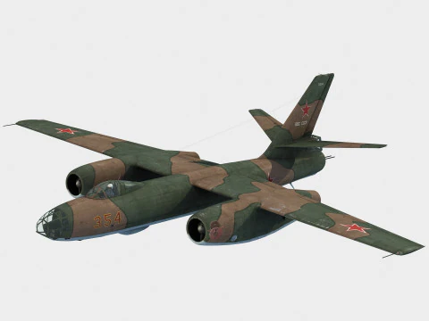 Ilyushin Il-28 Beagle 3D Model