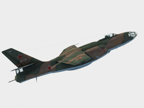 Ilyushin Il-28 Beagle 3D Model
