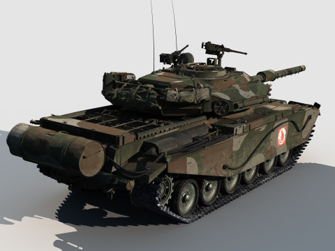 FV4015 Centurion Mk9 3D 模型