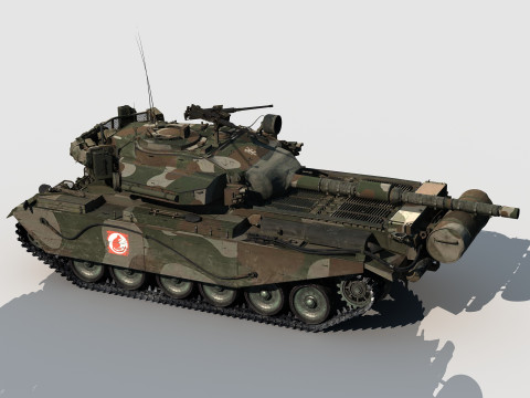 FV4015 Centurion Mk9 3D 模型