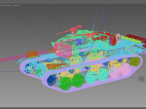 FV4015 Centurion Mk9 3D 模型