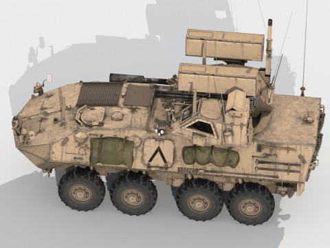 LAV AD Spaag system 3D 模型