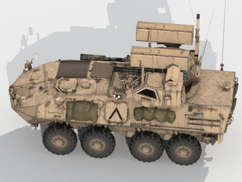 LAV AD Spaag system 3D Model