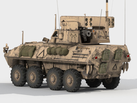 LAV AD Spaag system 3D 模型
