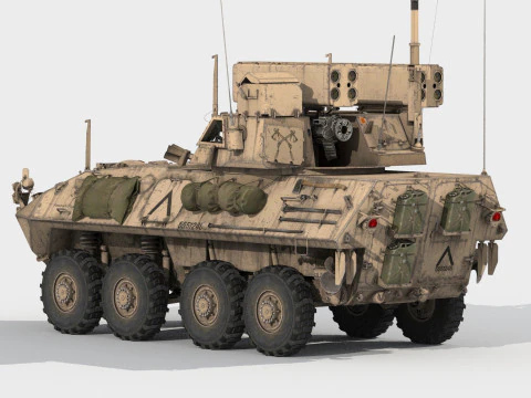 LAV AD Spaag system 3D Model