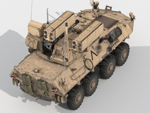 LAV AD Spaag system 3D 模型