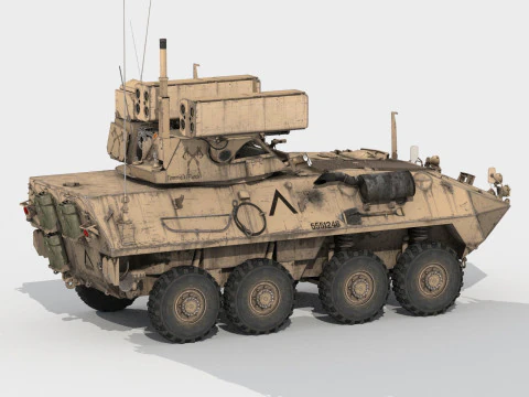 LAV AD Spaag system 3D Model