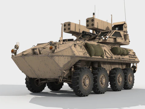 LAV AD Spaag system 3D Model