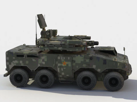 Norinco Type 625E Spaag 3D Model